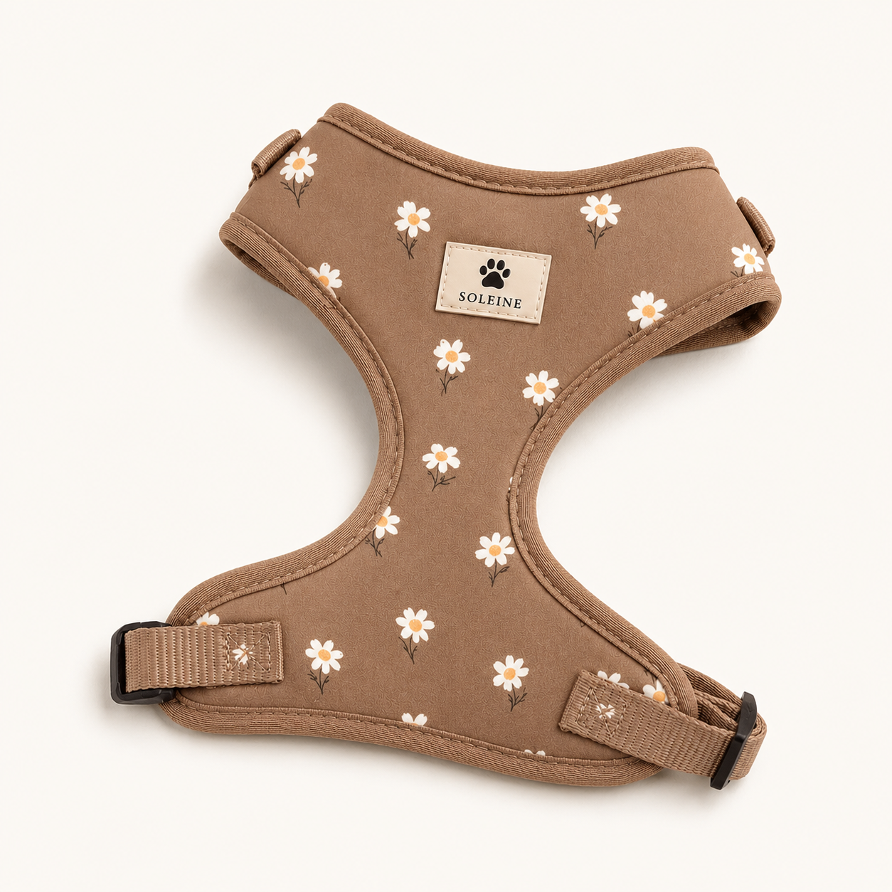 Szelki Daisy Mocha — widok pod kątem